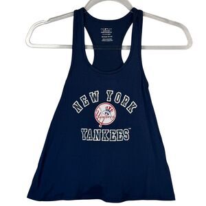 MLB New York Yankees Tank Top Racerback Sleeveless XS Kids‎ Swing Flowy Baseball